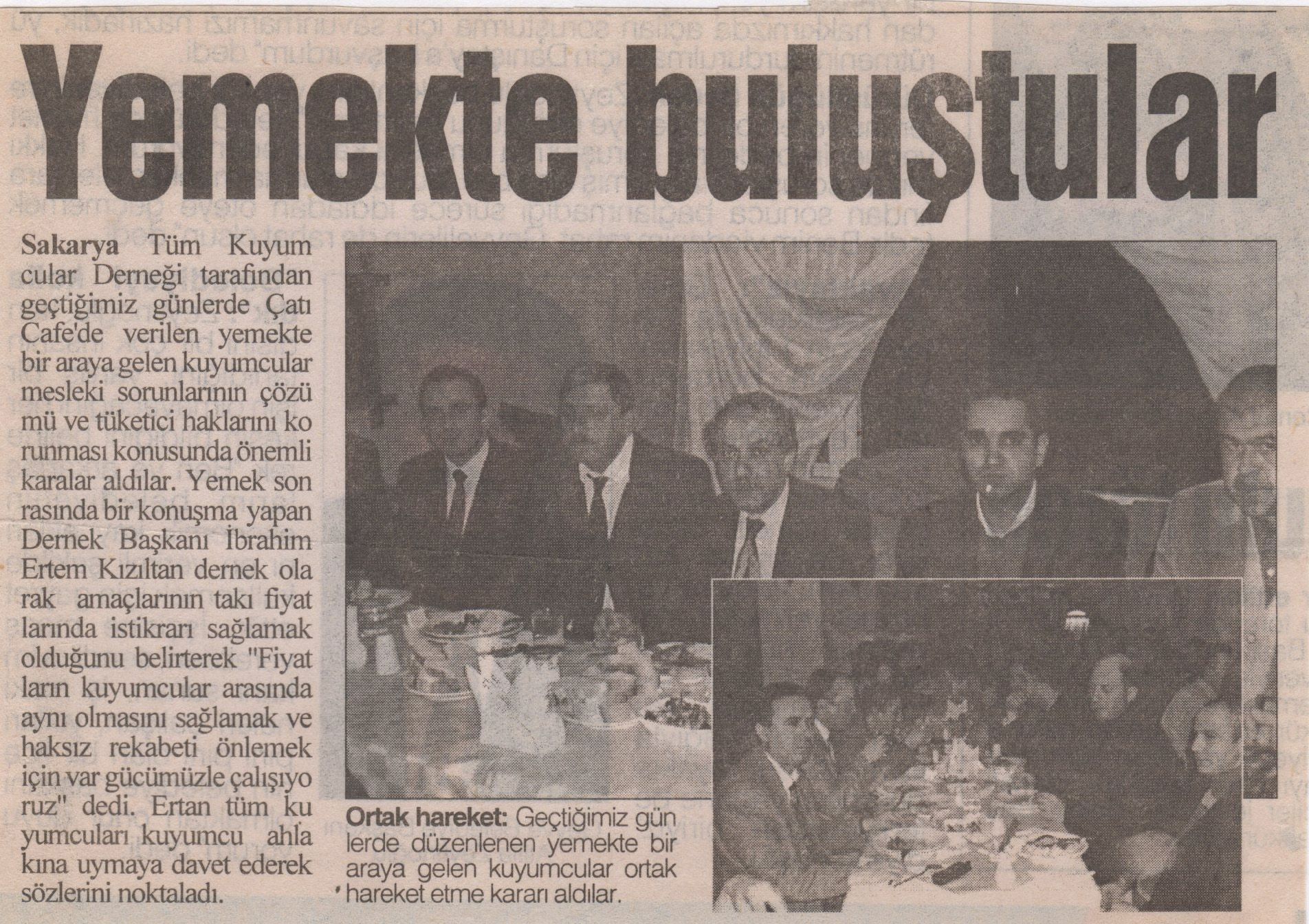 31 Mart 2002 İbrahim Kızıltan - Kuyumcular Yemekte Buluştu